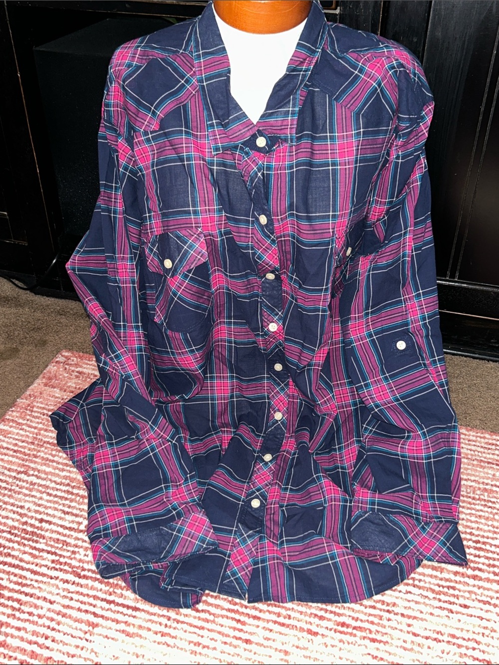 Torrid Plaid Shirt Long Sleeved Plus Size 5
